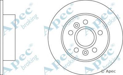 APEC BRAKING dsk803 -  Тормозной диск